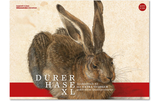 Lumart | Staufen Dürer Zeichenblock A3 | weiss, gekörnt, 130 g/m2, 12 Blatt