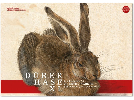 Lumart | Staufen Dürer Zeichenblock A3 | weiss, gekörnt, 130 g/m2, 12 Blatt