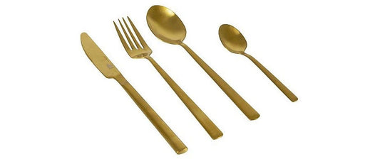 Bo-Camp | Industrial-Besteck Bo-Camp | Fairbanks 16-tlg. Farbe gold