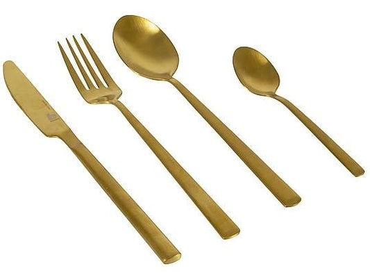 Bo-Camp | Industrial-Besteck Bo-Camp | Fairbanks 16-tlg. Farbe gold