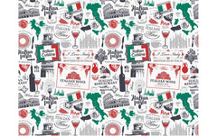 Duni Tischset Papier Viva Italia