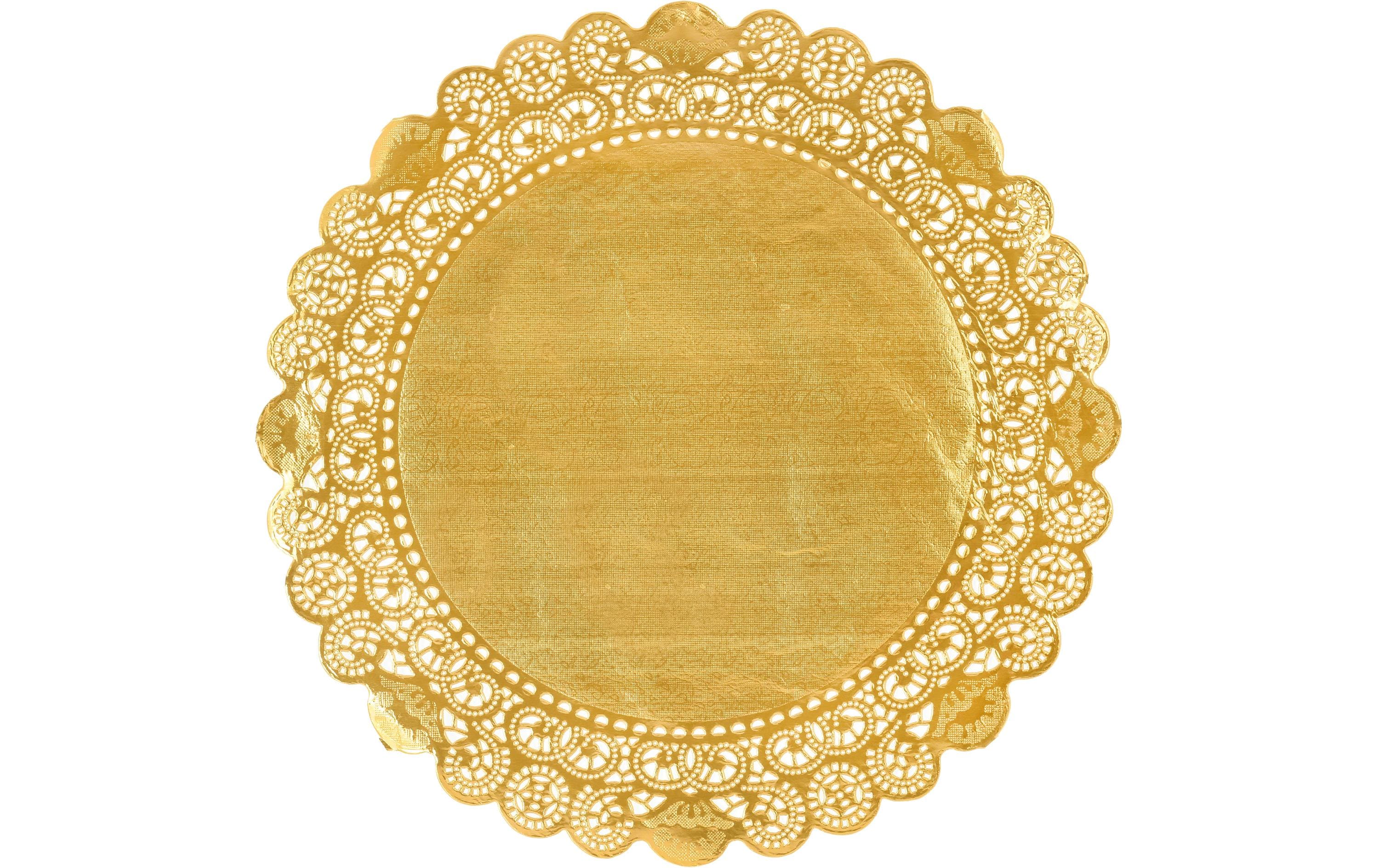 Duni Tortenspitzen Rund 36cm gold