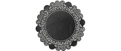 Duni Tortenspitzen Rund 30cm schwarz