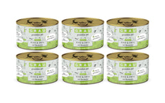 Grau Cat Rind + Ente 6x200g KIT