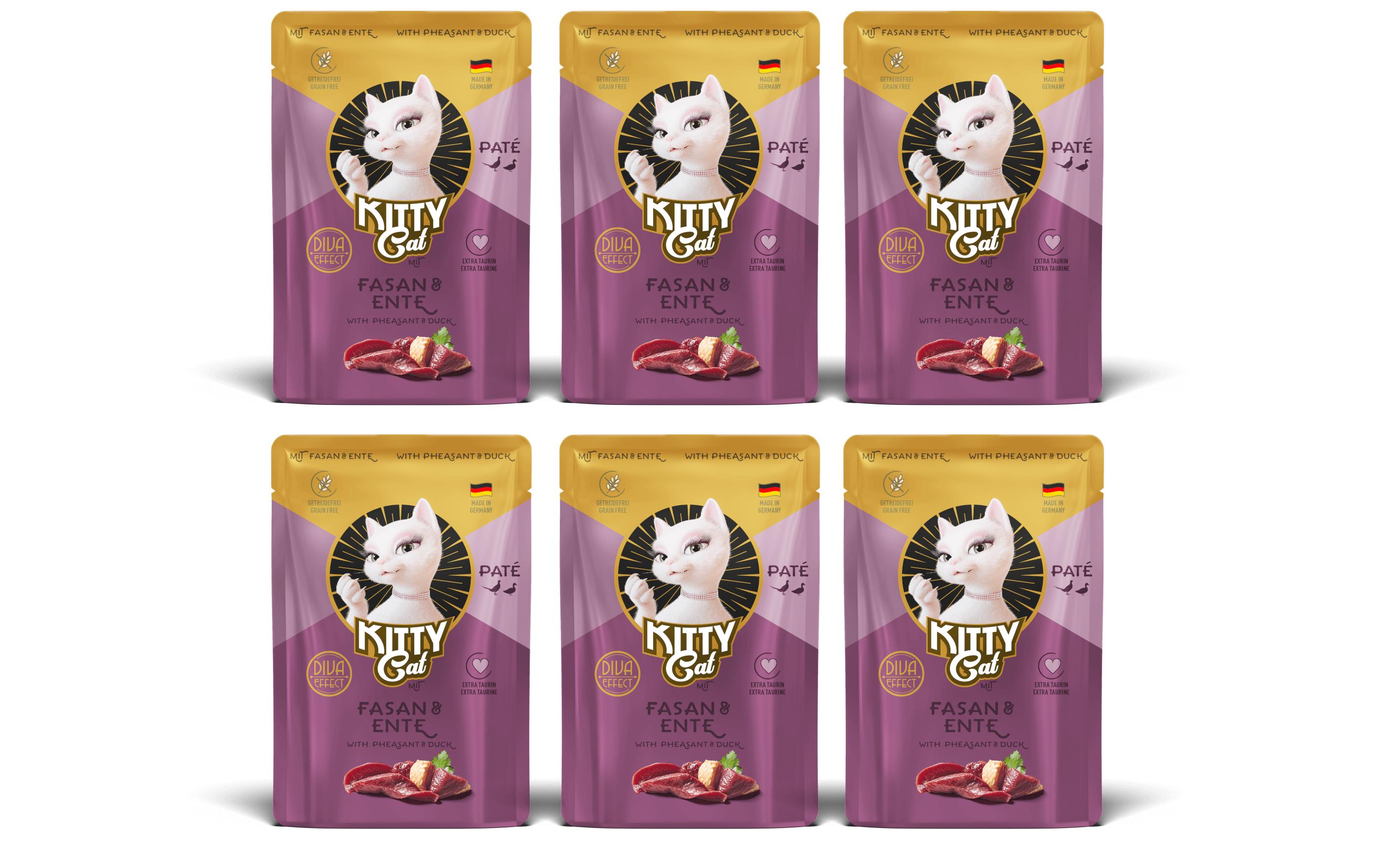 KittyCat Paté Pouch Fasan, Ente KIT