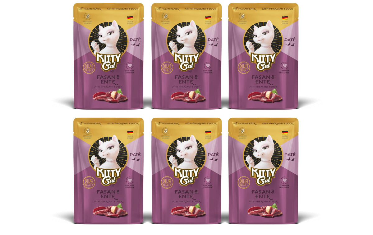 KittyCat Paté Pouch Fasan, Ente KIT