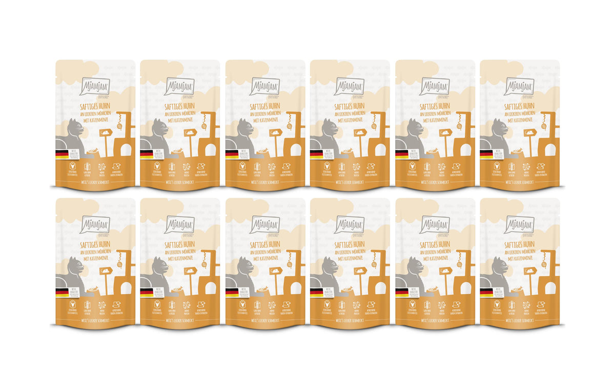 Mjamjam Cat Quetschie leckere Mahlzeit KIT