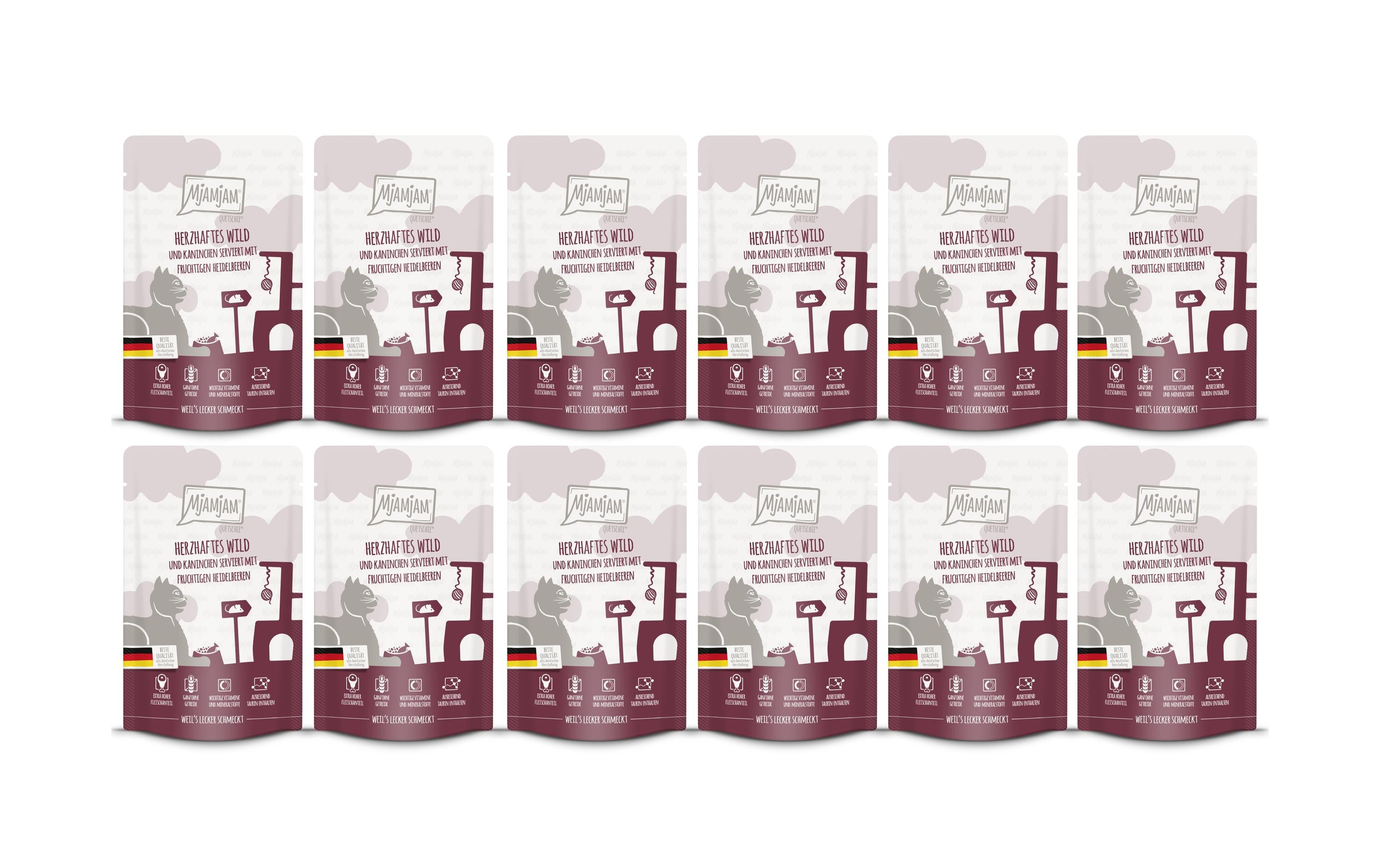 Mjamjam Cat Quetschie leckere Mahlzeit KIT