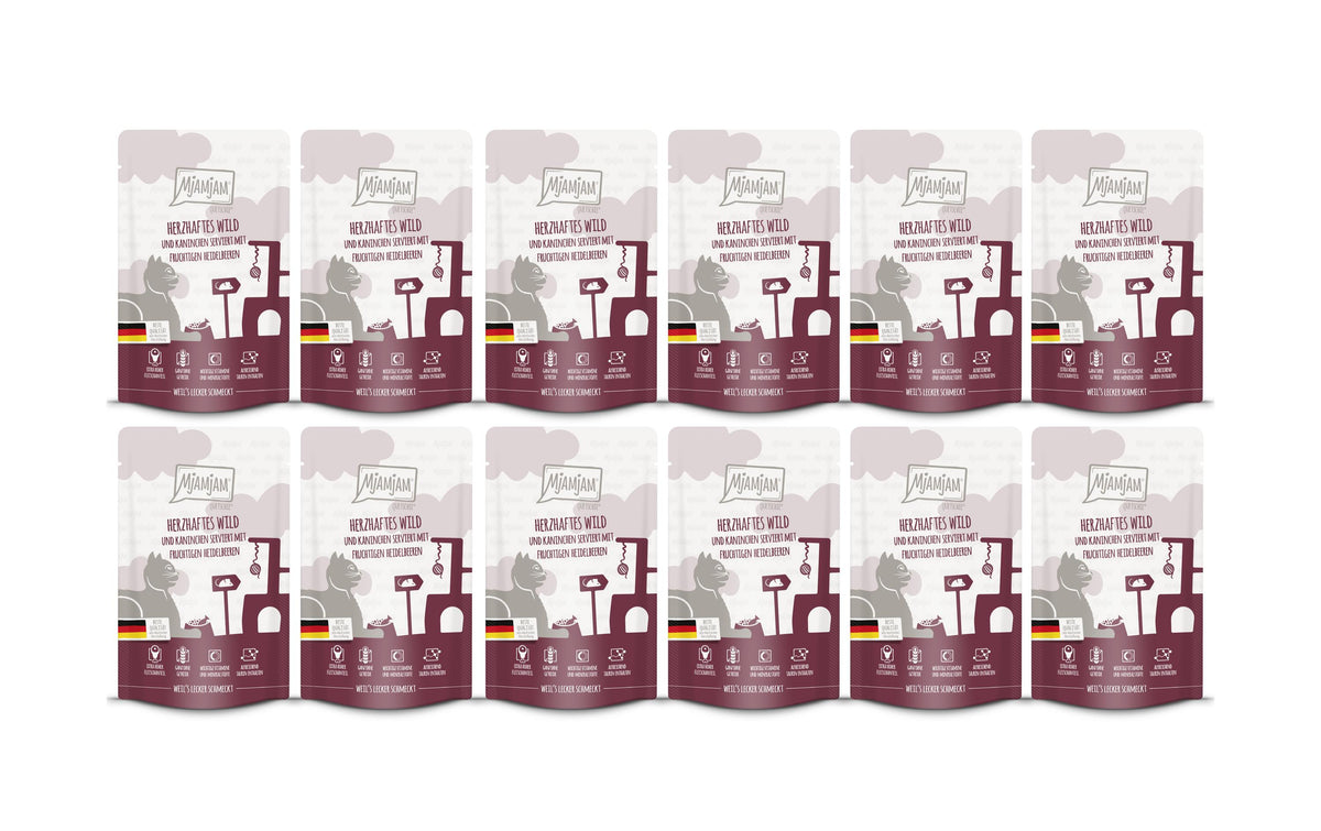 Mjamjam Cat Quetschie leckere Mahlzeit KIT
