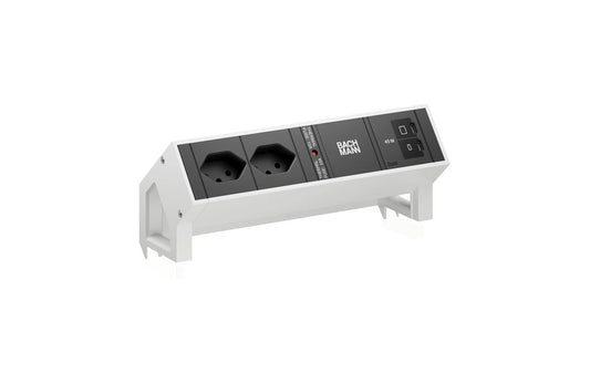 DESK2 2xT13 1xUSB C/C 45W 0,2m RAL9010