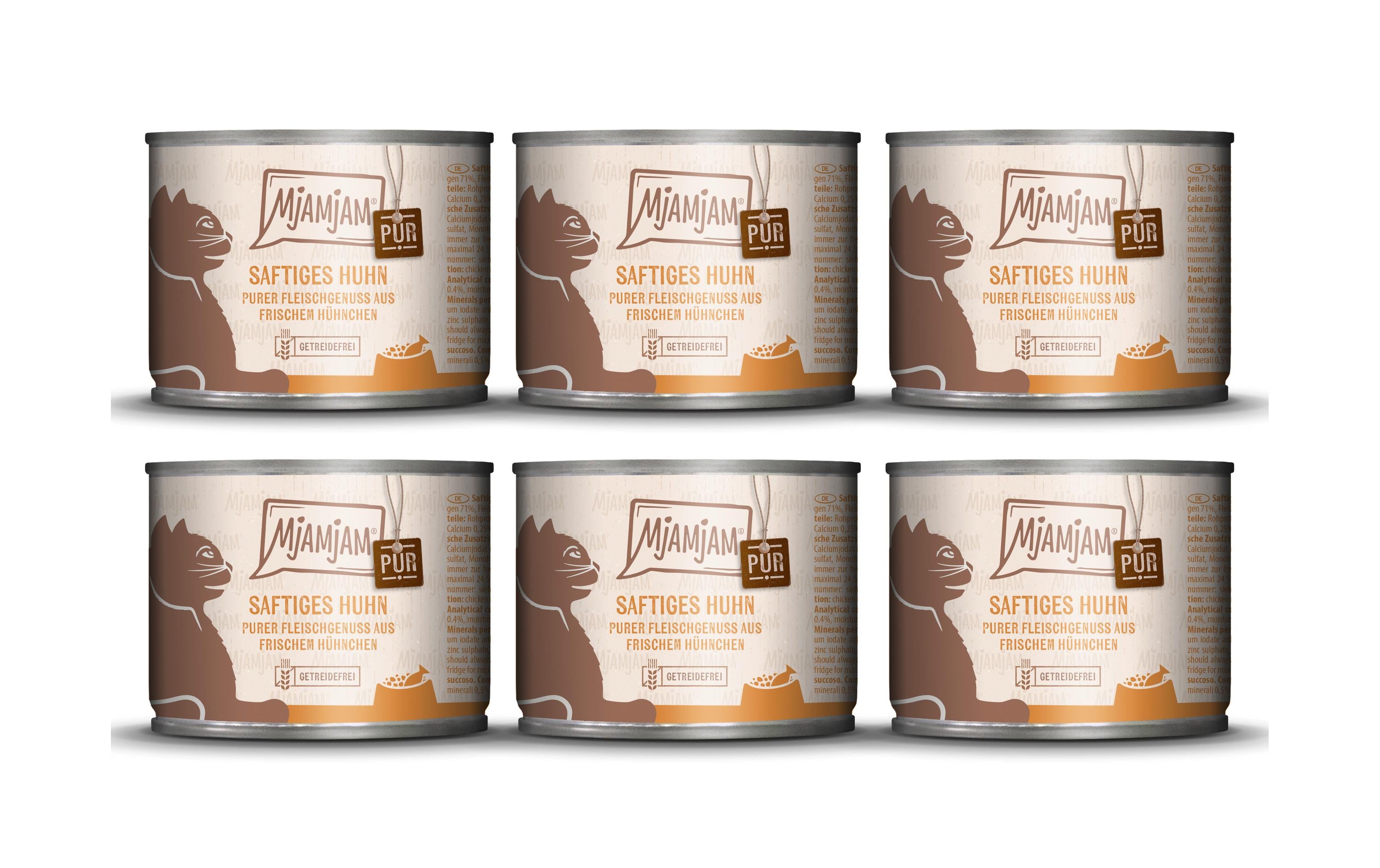 Mjamjam Cat Dose pur.Fleischgen. KIT