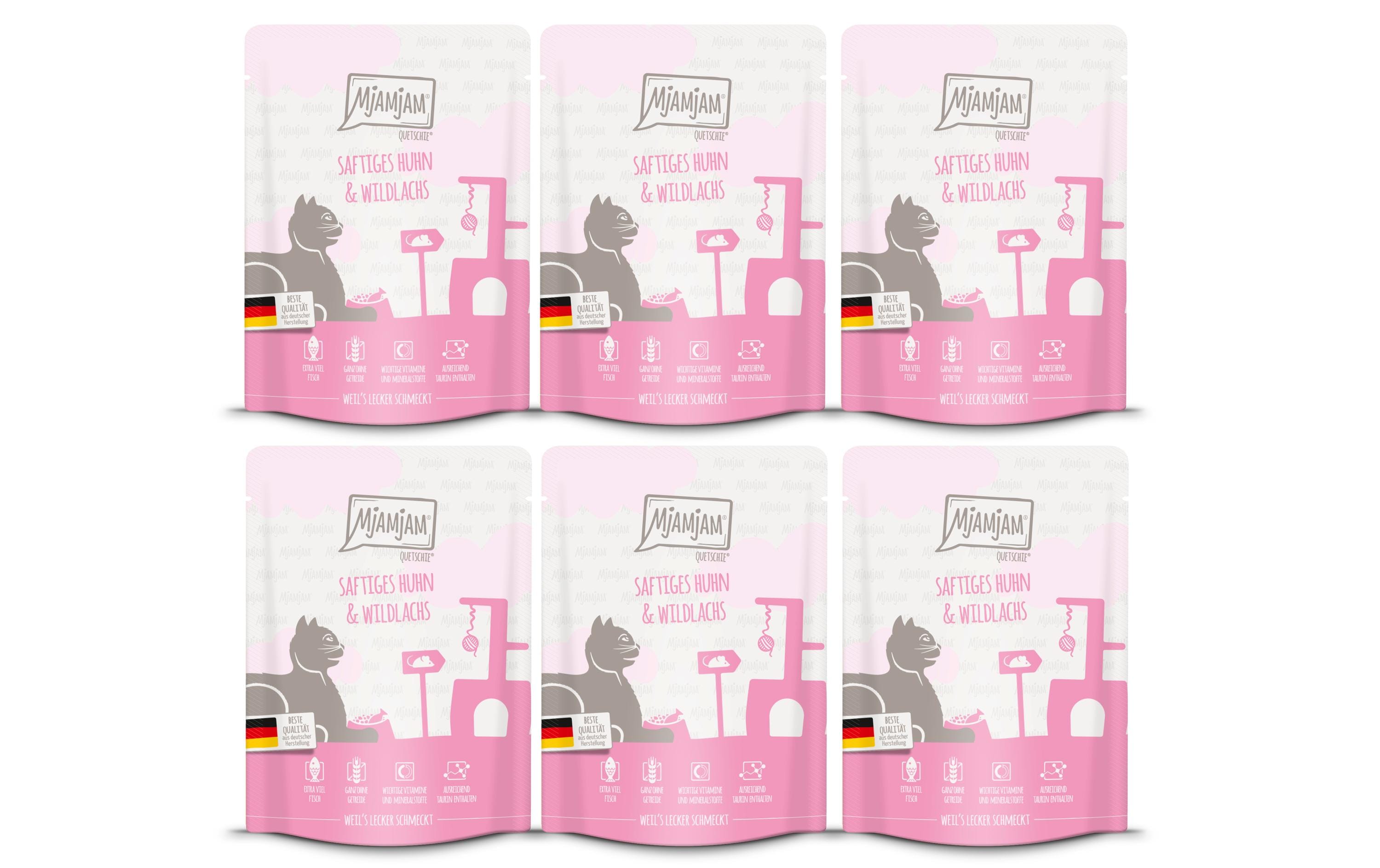 Mjamjam Cat Quetschie leckere Mahlzeit KIT