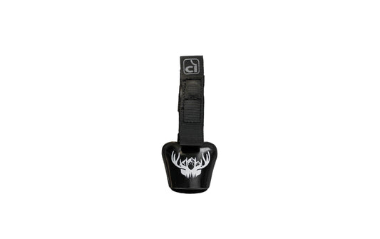 Incirca | Glocke, COWBELL, schwarz mit Hirsch | Glocke