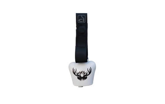 Incirca Glocke, COWBELL, weiss mit Hirsch