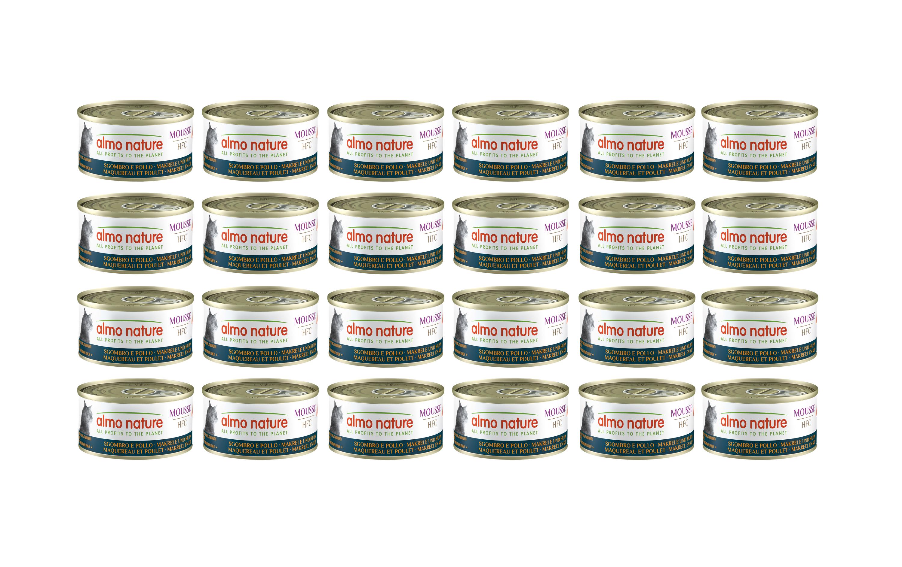 Almo Nature Mousse HFC 24x70g KIT
