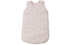 Puppenschlafsack Blümchen rosa