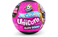 Zuru | 5 Surprise Newborn Unicorn Glow Squad | Series 6 - Assortiert