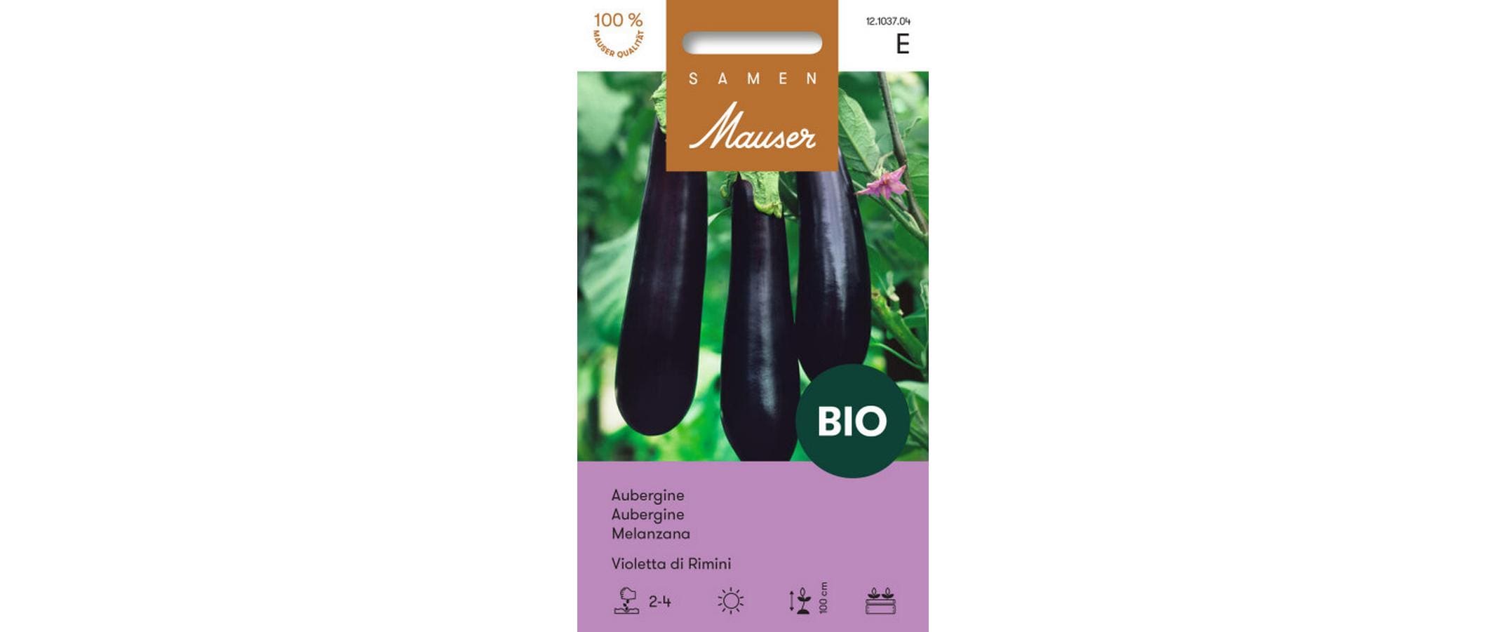 Samen Mauser Aubergine