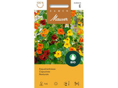 Samen Mauser | Kapuzinerkresse | 2.5 g ca. 2-3 m2 Bio-Knospe