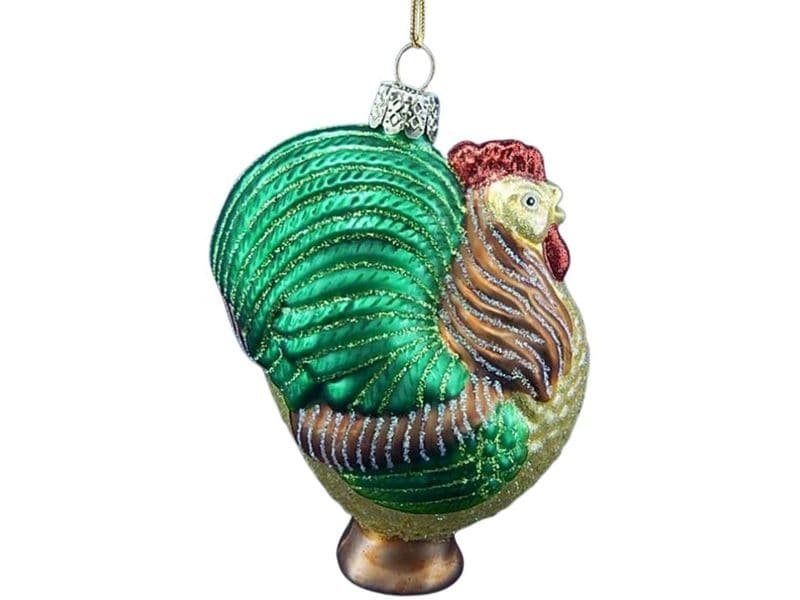 creanorm | CN Weihnachtskugel Hahn | Glas