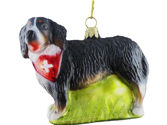 creanorm | CN Weihnachtskugel Bernersennenhund | Glas