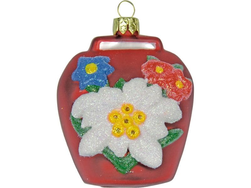 creanorm | CN Weihnachtskugel Glocke in rot | Glas