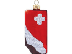 creanorm | CN Weihnachtskugel Schweizer Schokolade | Glas