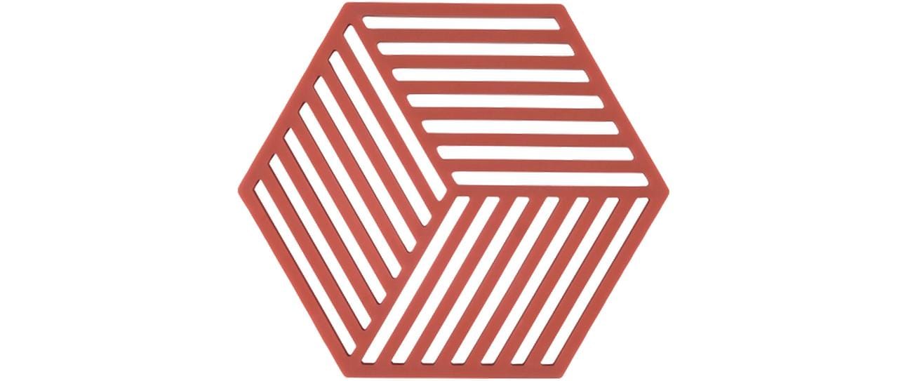 Zone Topfuntersetzer Hexagon, Burned Red