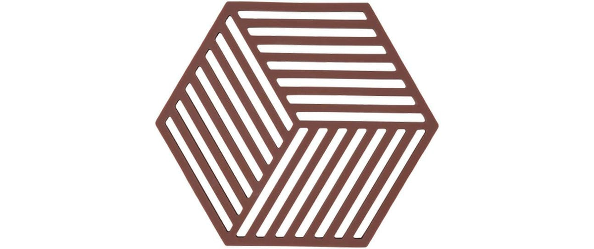 Zone Topfuntersetzer Hexagon, Burgundy
