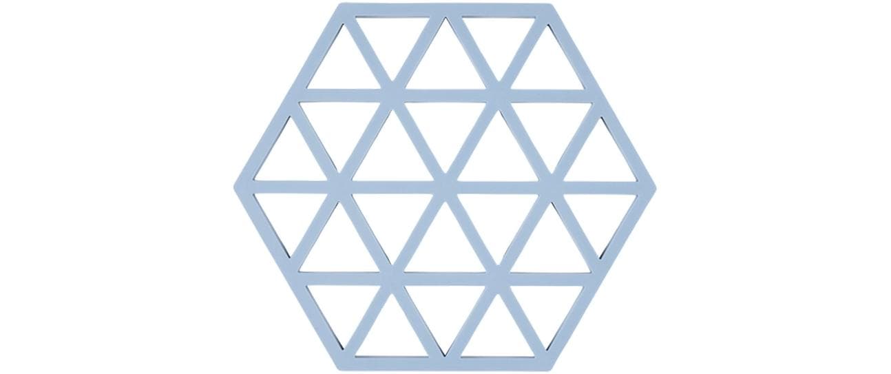 Zone Topfuntersetzer Triangles, Bleu
