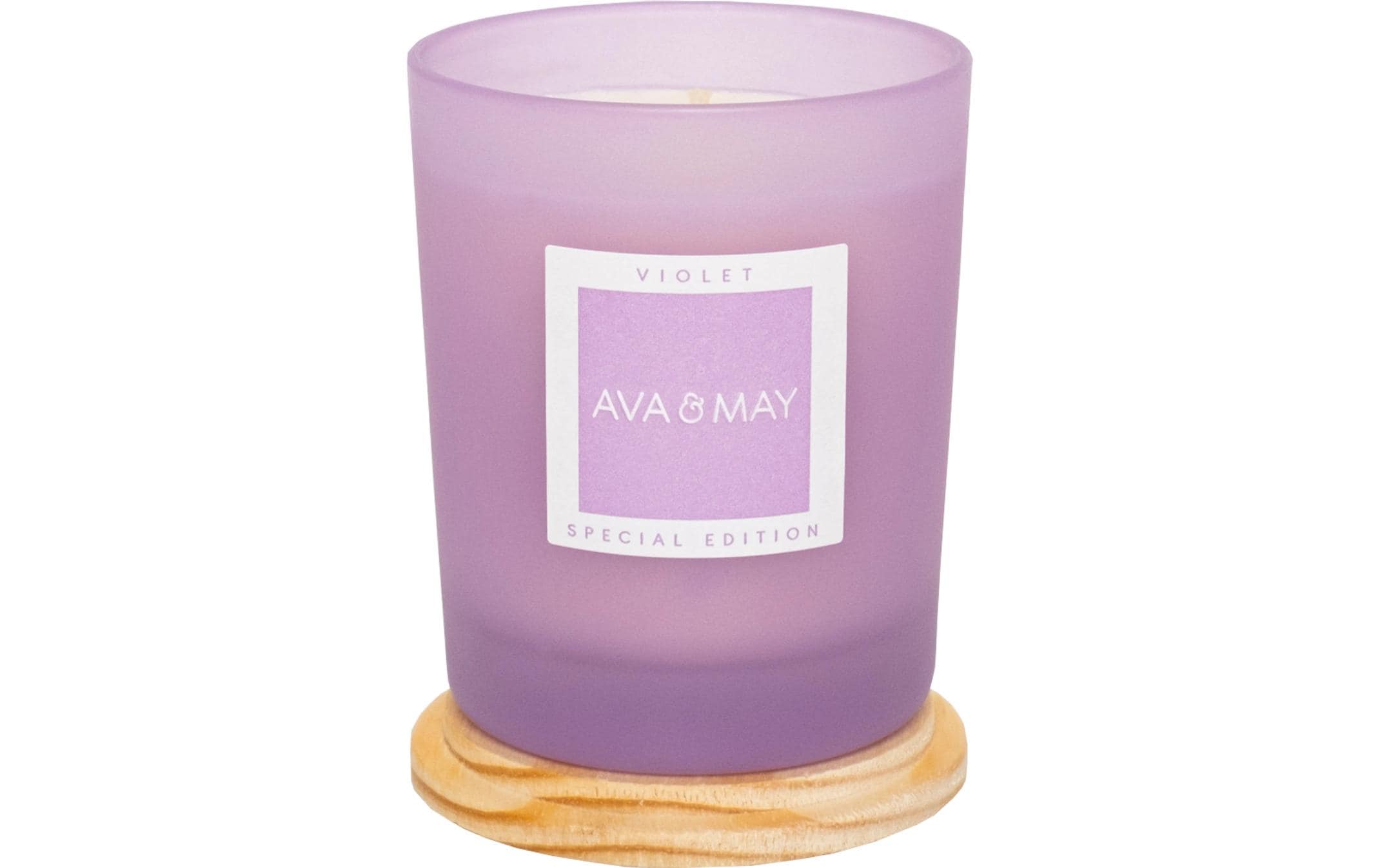 AVA & MAY Duftkerze Violet XOXO