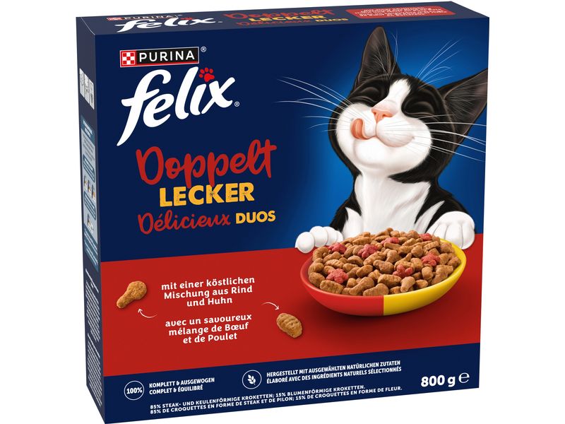 Felix | Doppelt Lecker Adult Fleisch 800g | 0.8 kg