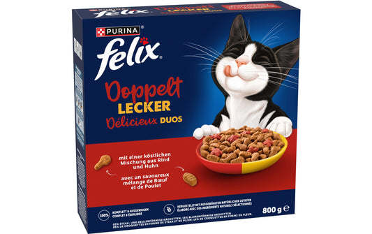 Felix | Doppelt Lecker Adult Fleisch 800g | 0.8 kg