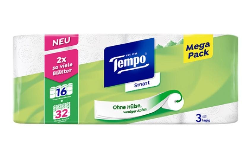 Tempo Toilettenpapier 3-lagig weiss