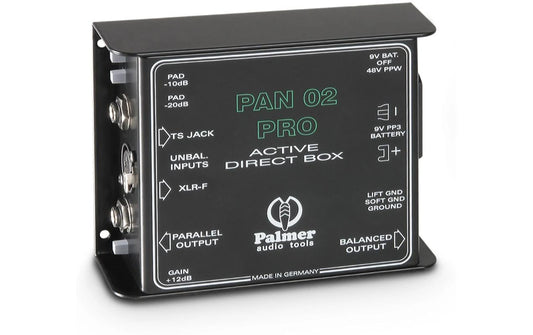 Palmer PRS DI-Box Aktiv 2-Kanal PAN02PRO
