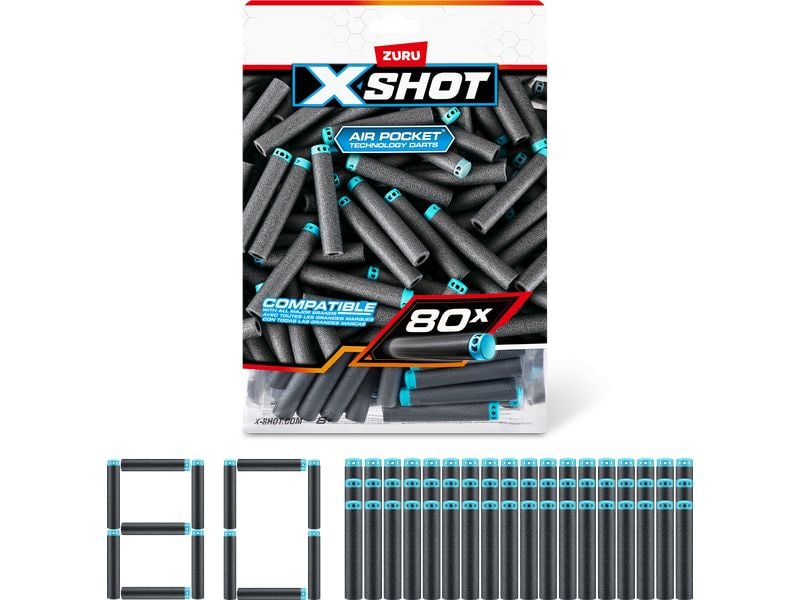 X-Shot | XSHOT Excel Nachfüllpackung 80 Darts | Series 1