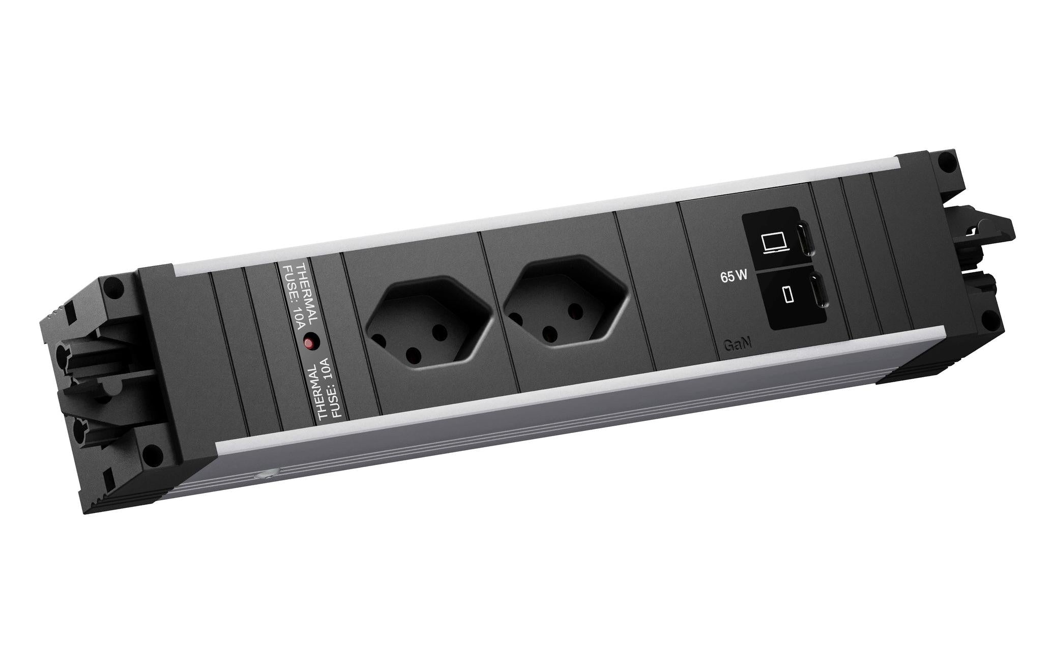 STEP ALU 2xT13 1xUSB C/C 65W