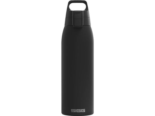 SIGG | Thermosflasche Shield One, 1L | Black, Edelstahl