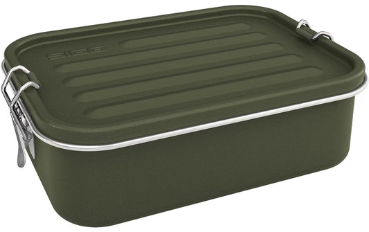 SIGG | Lunchbox Gemstone, 1.1L | Roasted Grenn,Edelstahl,6.8x20x14.5 cm