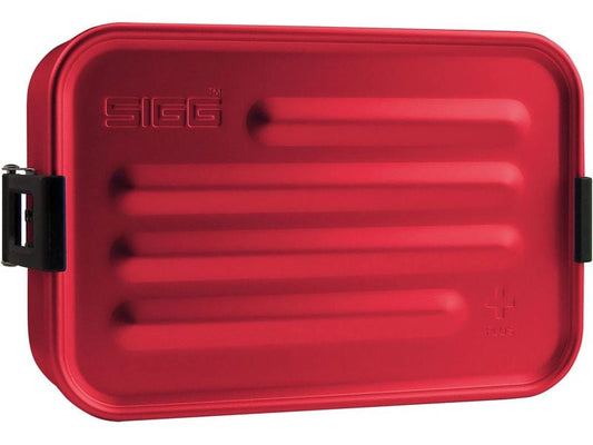 SIGG | Lunchbox Metal Plus, 0.8L | Red,Aluminium,6.3x19.2x11.8cm (HxLxB)