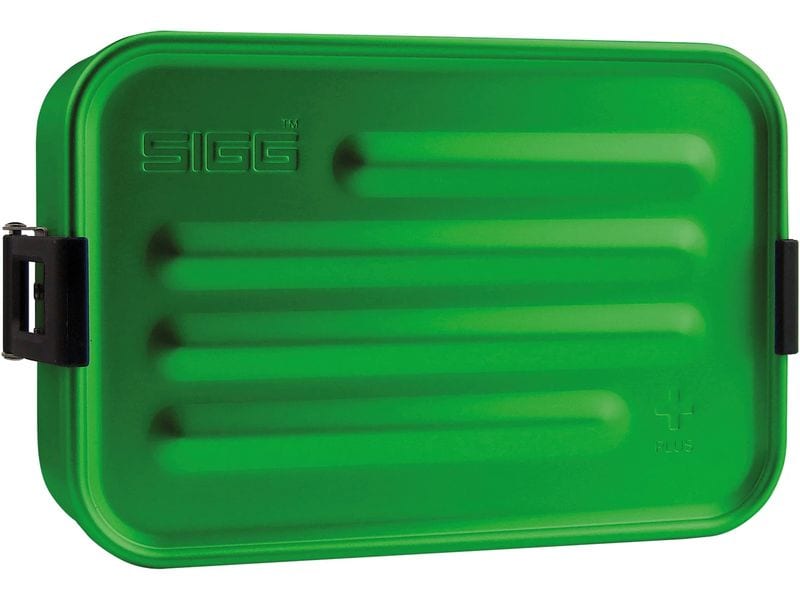 SIGG | Lunchbox Metal Plus, 0.8L | Green,Aluminium,6.3x19.2x11.8cm (HxLxB)