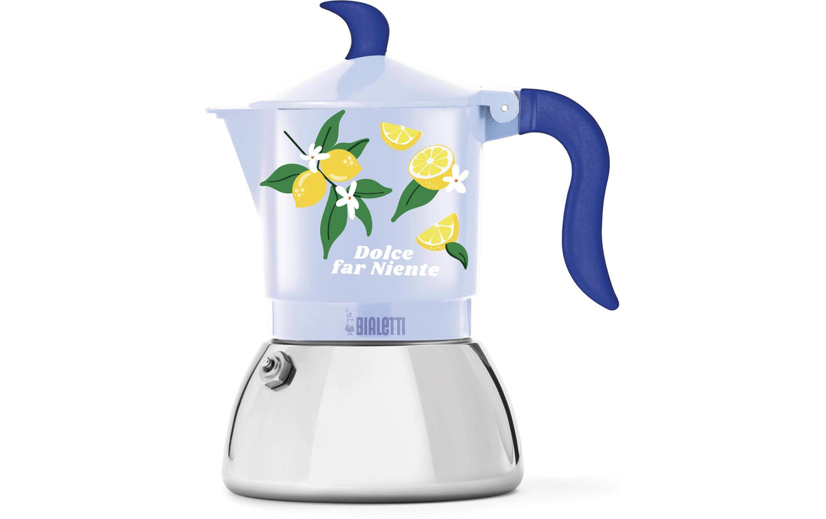 Bialetti Moka Fiammetta Ind 2 Tassen blau