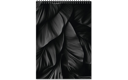 Lumart | Papique Spiralblock Black A5 | schwarz, 80 g/m2, 80 Blatt, Blauer Engel