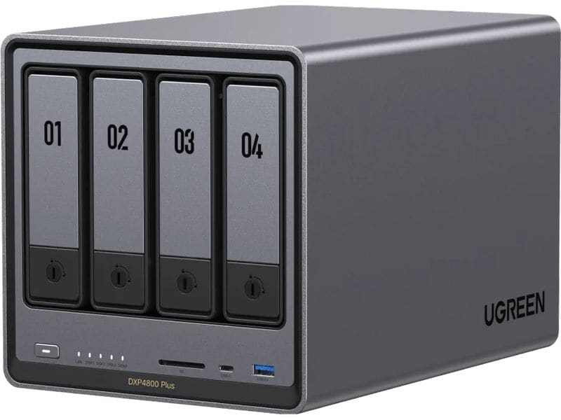 Ugreen | NASync DXP4800 Plus, 4-bay | Intel Pentium 8505 5-Core, 8GB RAM, no HD