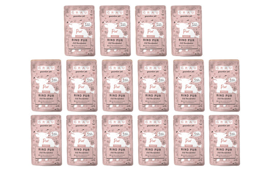 Grau Cat Rind pur 16x125g KIT