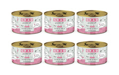 Grau Cat Huhn + Kalb 6x200g KIT