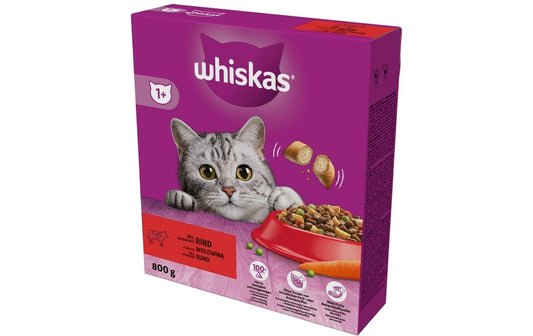 Whiskas Trockenfutter 1+ Rind