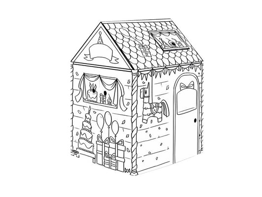 Fellowes | Ausmal-Spielhaus Geburtstag | FSC