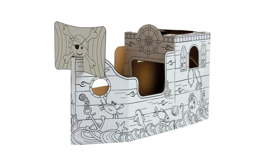 Fellowes | Ausmal-Spiel-Piratenschiff | FSC