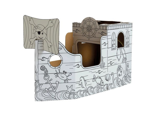 Fellowes | Ausmal-Spiel-Piratenschiff | FSC